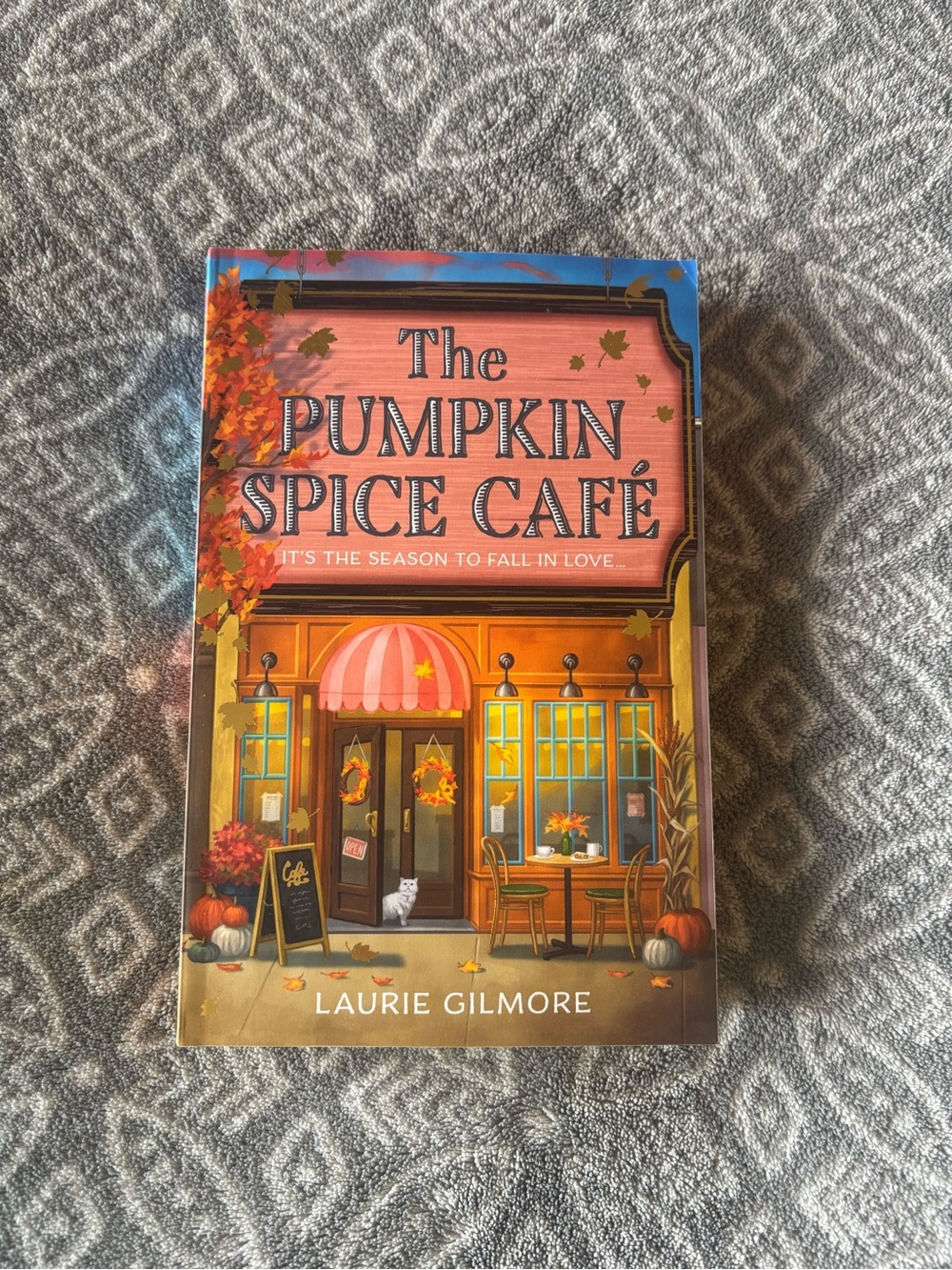 The Pumpkin Spice Cafe by Laurie Gilmore - Adult Romance Paperback Book
